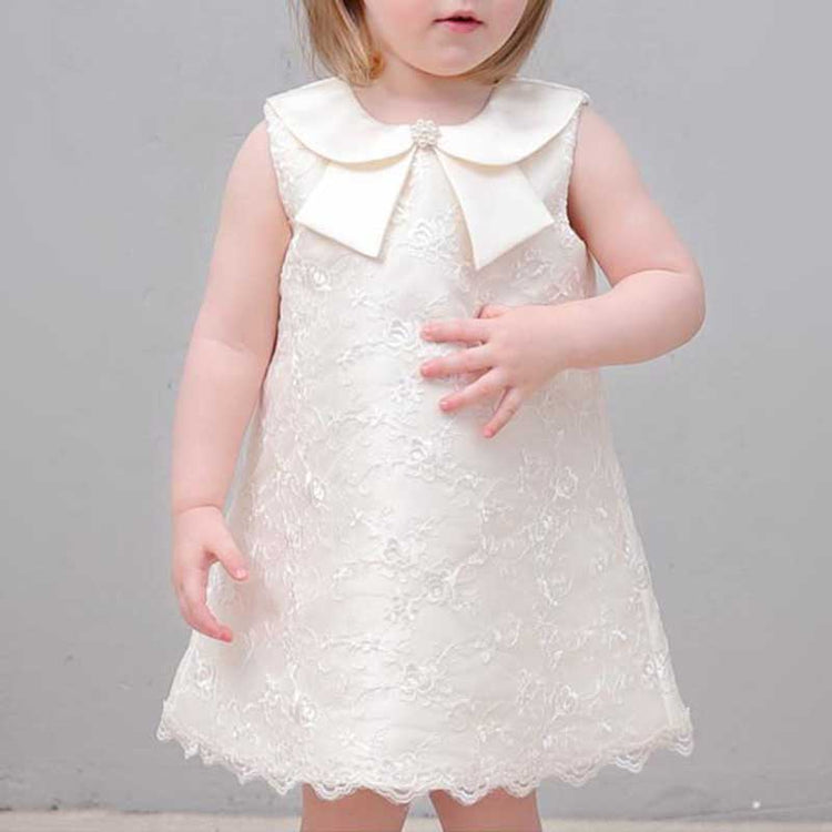 Elegant Baby Girl Embroidery Christening Dresses Toddler Birthday Princess Dress