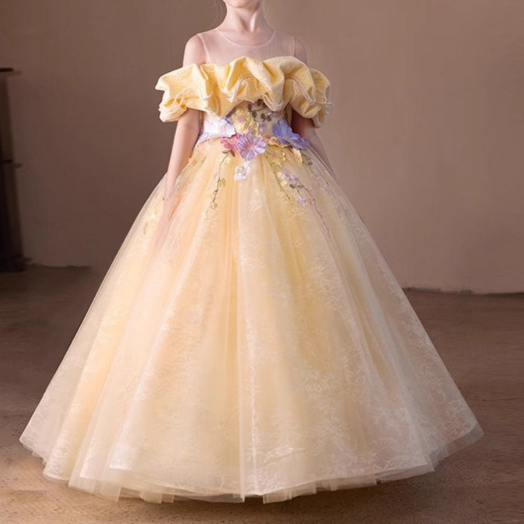 Girls Birthday Elegant Princess Dress Children's Ball Gown Dress