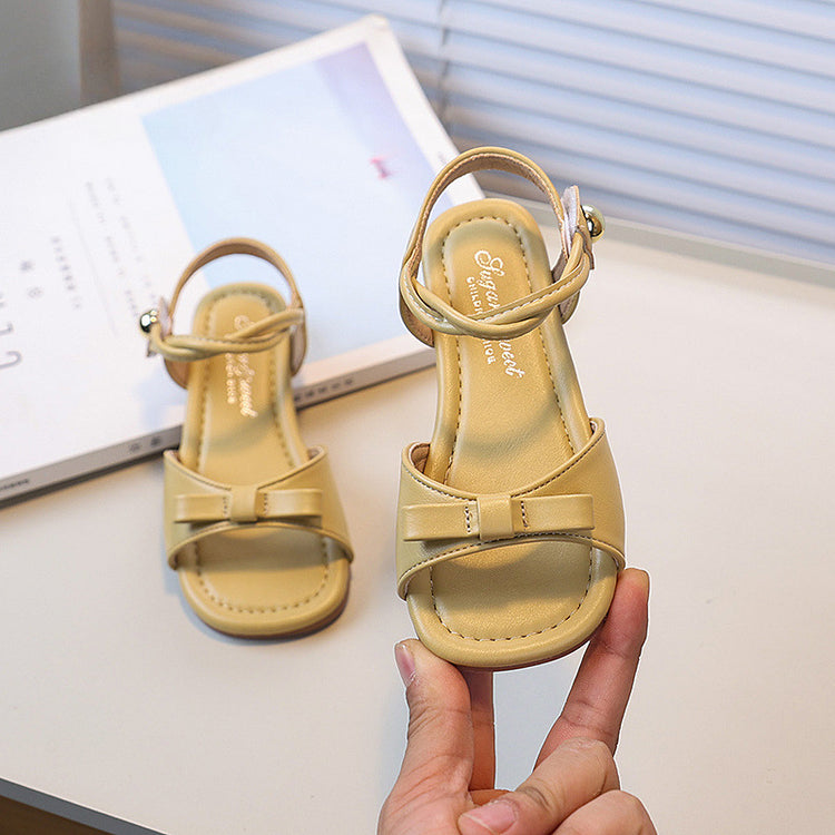 One-strap Bow Princess Sandals New Summer Children's Sandals
