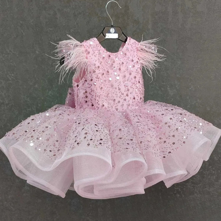 Girls Birthday Party Princess Dress Baby Pageant Dresses
