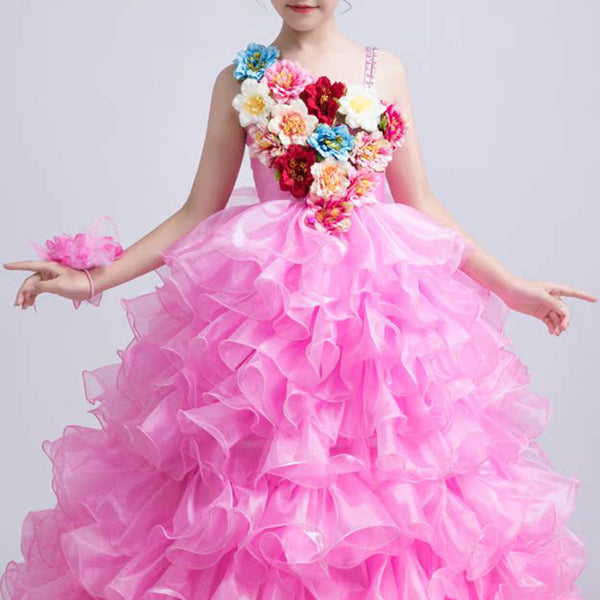 Luxurious Cute Baby Girl Fluffy Christmas Dress Toddler Birthday Beau marryshe