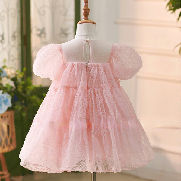 Elegant Baby Girl Prom Puff Dress Toddler Birthday Costume