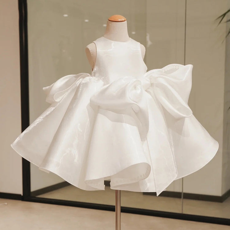 Elegant Baby Girls Baptism Dress Flower Girl Dresses Toddler Beauty Pageant Dresses