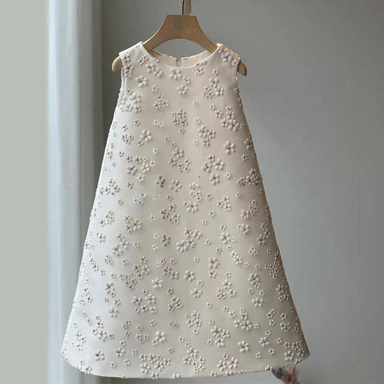 Cute Baby Girl Fairy Tale Style Dress Toddler First Communion Dress