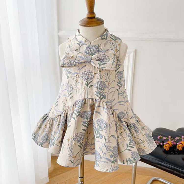 Cute Baby Girl Embroidery First Communion Dress Toddler Birthday Princess Dress