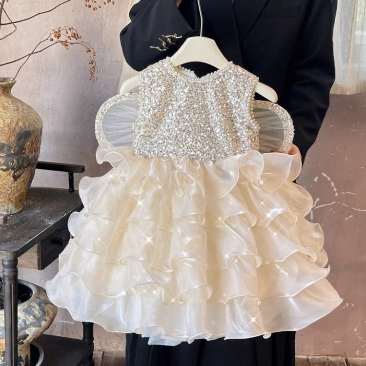 Girls Cute Birthday Dress Baby Party Princess Dress