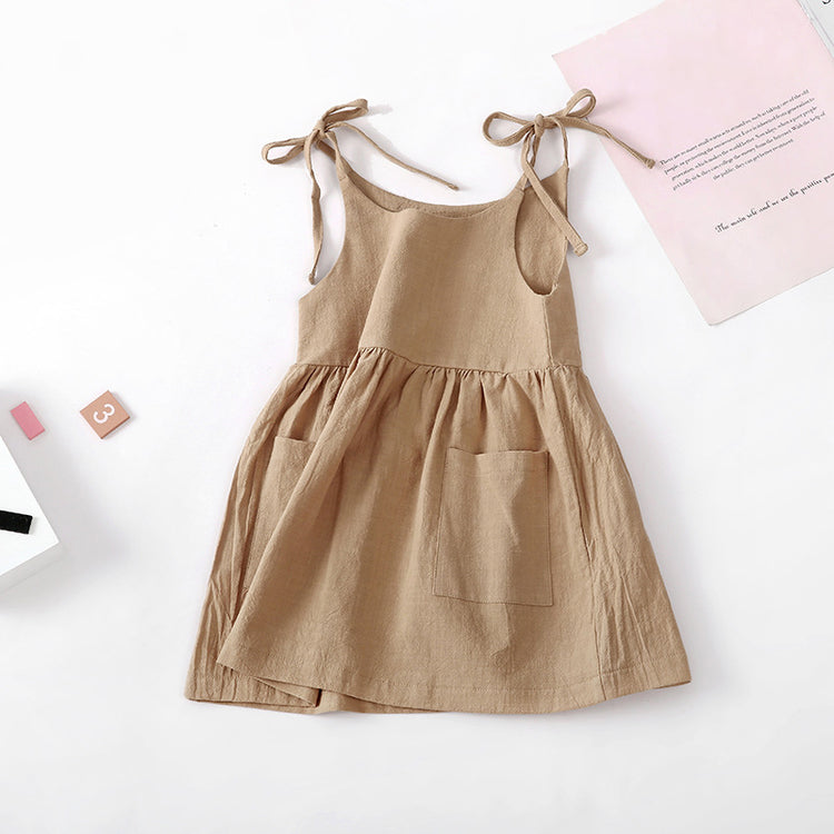 Cozy Flower Girls Dress Summer Dress