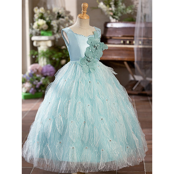Children's Pageant Dress Girls Fluffy Princess Dress – marryshe