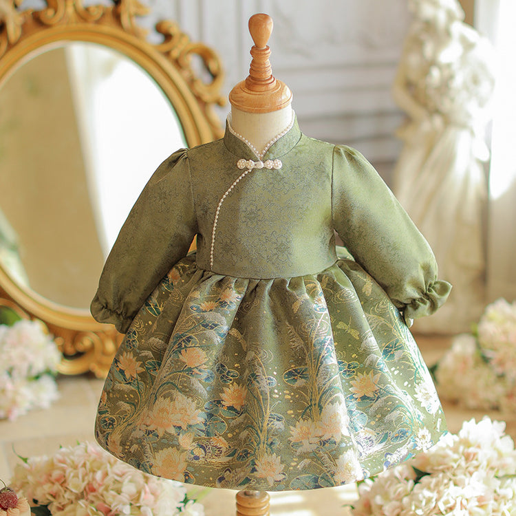 Cute Toddler Communion Dress Baby Girl Birthday Dress Girl Party Dress