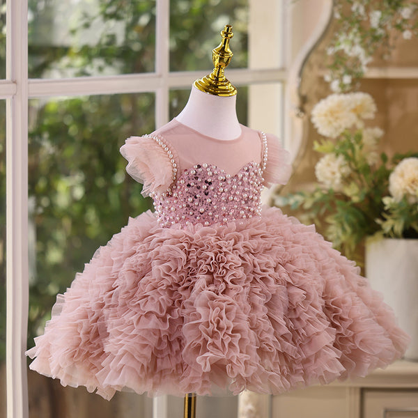 Girls Birthday Ball Princess Dress Flower Girl Wedding Puffy Dress main image 1
