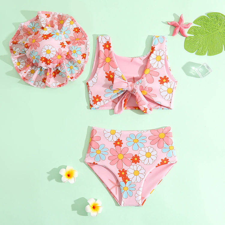 Children's Swimsuit Set New Girls Double-sided Swimsuit