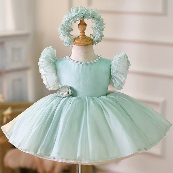 Cute Baby Girl Puffy Christmas Dress Toddler Birthday Party Princess –  marryshe