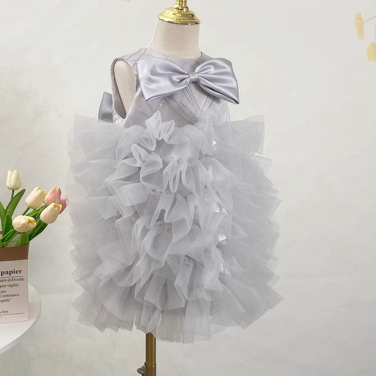 Baby Girl Birthday Dress Flower Girl Puffy Princess Dress