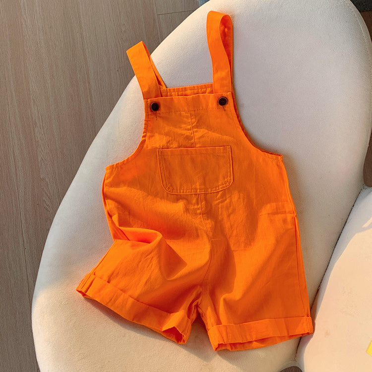 Children's Overalls Baby Casual Candy Color Performance Costume