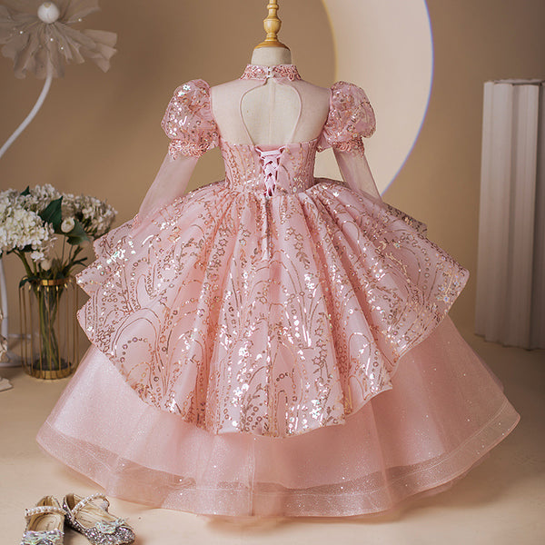 Children's Birthday Party Princess Dress Girls Ball Dress main image 1