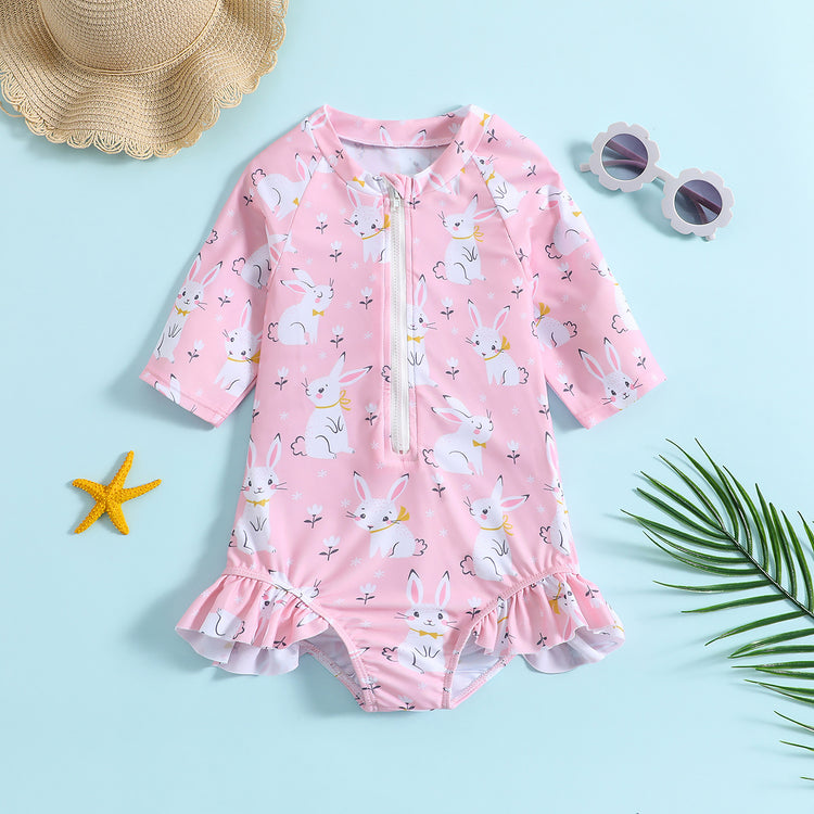 Summer Children's Swimsuit Girls Cartoon Swimsuit