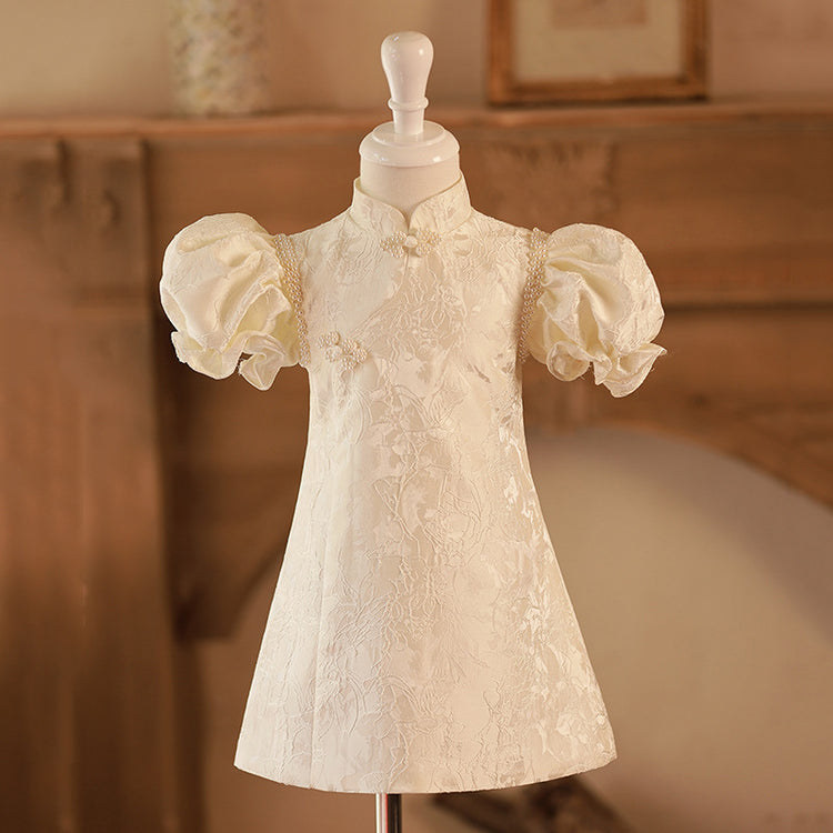 Girls Birthday Cheongsam Princess Dress Baby Girl First Communion Dress