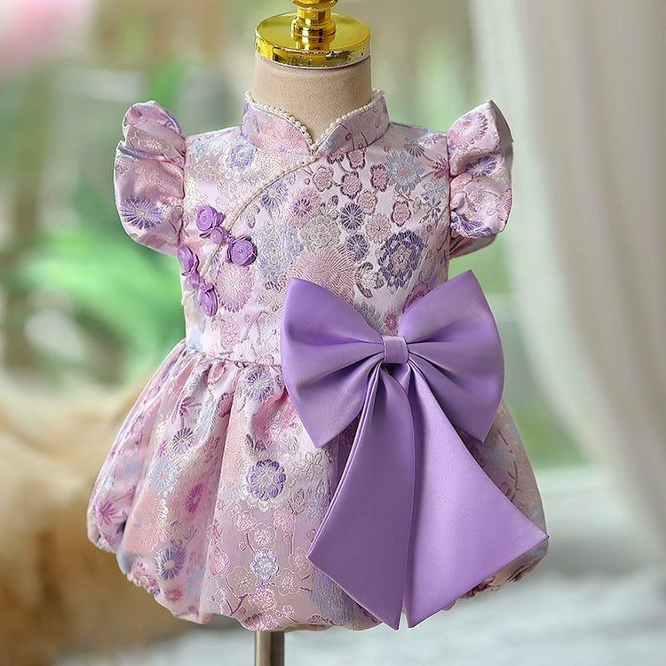 Cute Baby Girl Christening Dress Baptism Dress Toddler Birthday Princess Dress