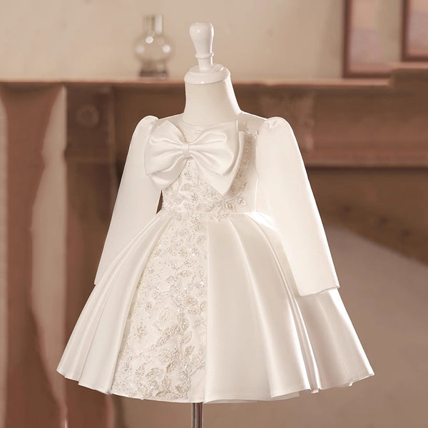Elegant Baby Christening Dresses Toddler Girls Pageant Dresses