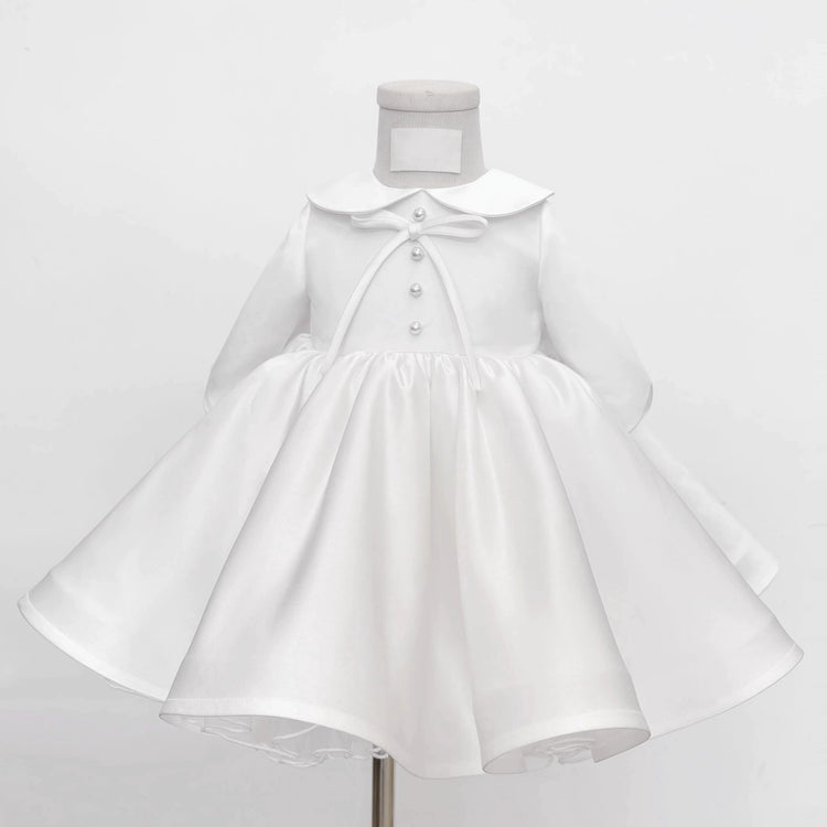 Children's Birthday Long Sleeve Dress Flower Girl Wedding Princess Dress