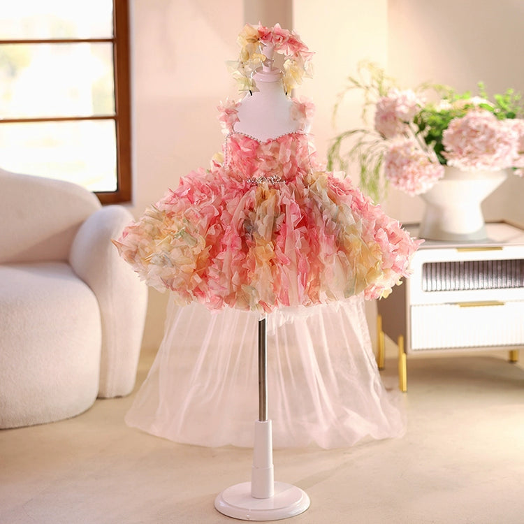 Girls Birthday Flower Princess Dress Children's Ball Dress