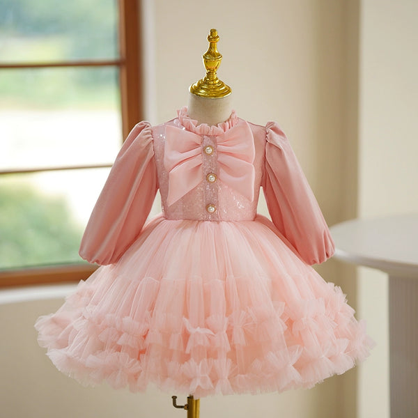 3 year old toddler girl winter dress Merino Wool knit for Fit and flare low waist girl dress Wool knitted pleated dress Length Collar FunFun 3-year-old girl's autumn winter