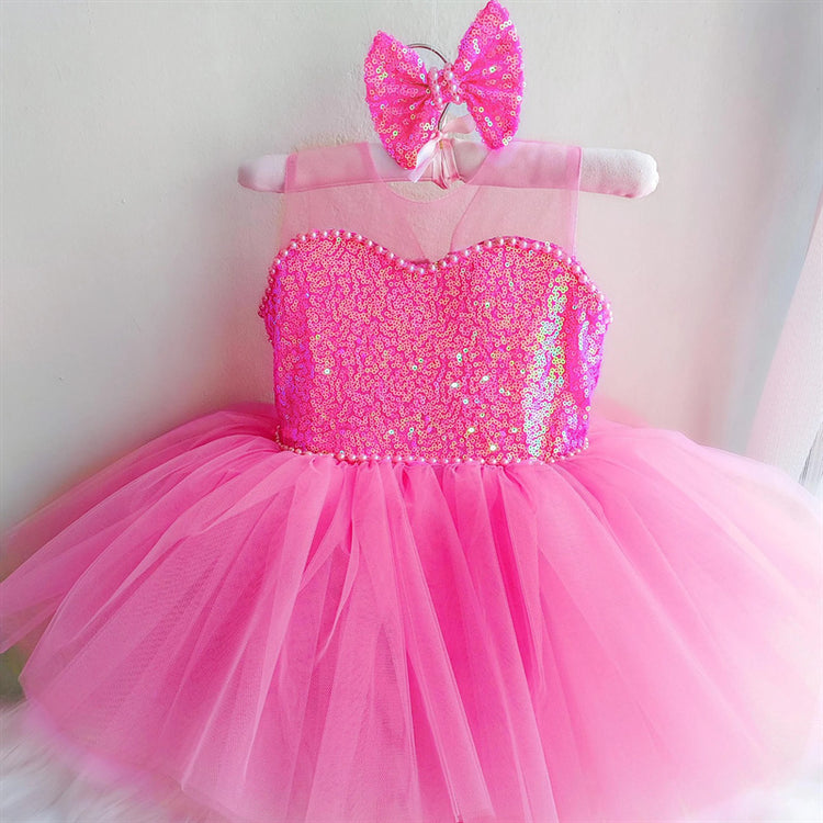 Girls Birthday Party Dress Flower Girl Princess Dress