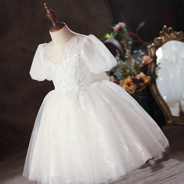 Cute Baby Girl Christmas Dress Sequined Cake Dress main image 1