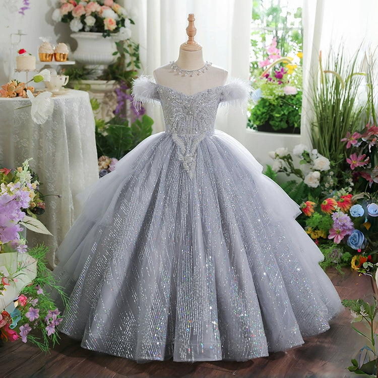 Girls Ball Gown Girls Birthday Princess Dress Children's Party Dress