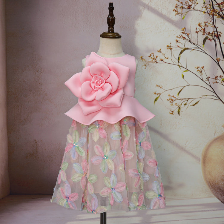 Children's Formal Dress Flower Girl Cute Dress Girl Birthday Princess Dress