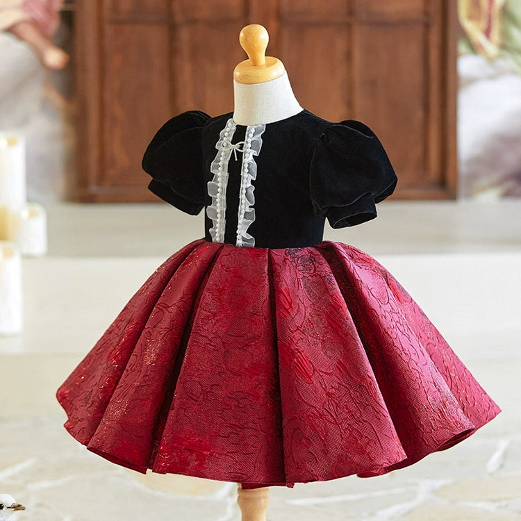 Baby Birthday Dress Flower Girl Puffy Princess Dress Girl Christmas Dress