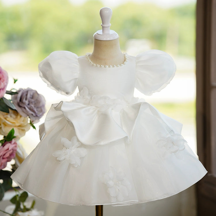 Elegant Cute Baby Girl Baptism Dress Flower Girl Dress Girls Christening Dress