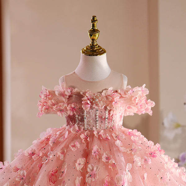 Girls Birthday Party Princess Dress Flower Girl Wedding Puffy Dress main image 0