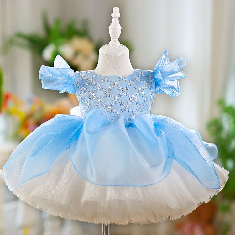 Girls Cute Birthday Dress Flower Girl Wedding Princess Dress