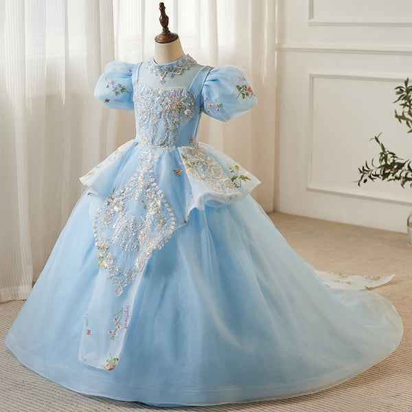 Fairy Princess Dress Flower Girl Fluffy Princess Dress