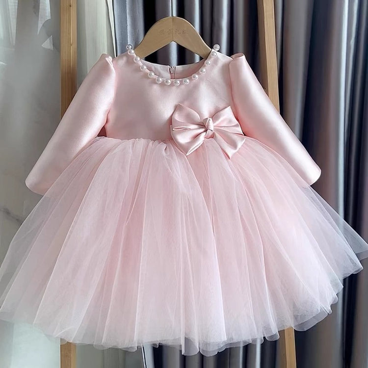 Baby Girl Pink Dress Flower Girl Wedding Dress Princess Dress