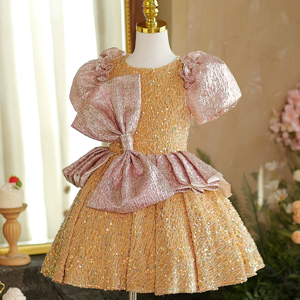 Cute Christmas Dress Christmas Dress Girls Party Sequin Dress Girls  Birthday Princess Dress