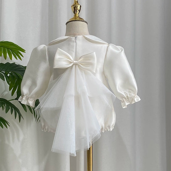 long sleeve first birthday dress Baby Girl's First Birthday Dress Long Sleeve Hundred-day Dress