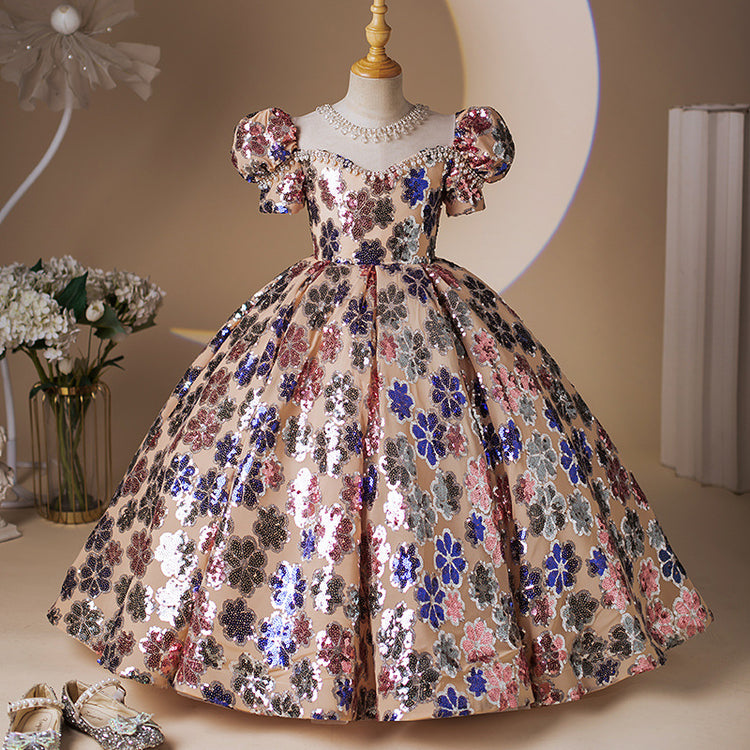 Spring Girls Prom Dress Children's Birthday Princess Dress