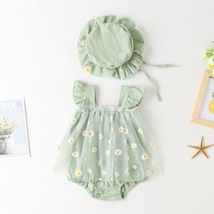 Summer Thin Baby Birthday Mesh Bodysuit