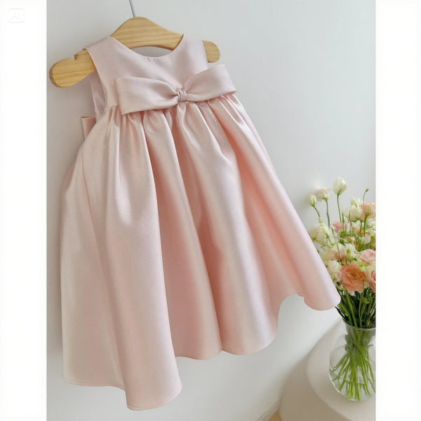 Cute Girl Baptism Dress Baby Girl Sequins Dress Toddler First Birthd