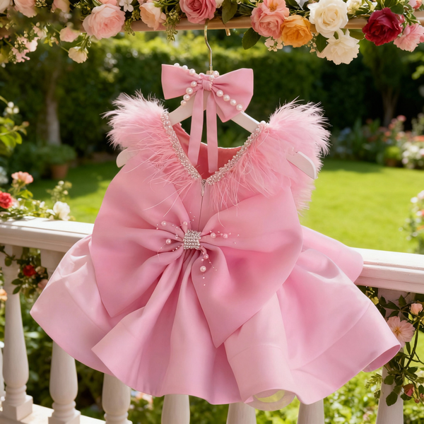 Cute Baby Dress Flower Girl Wedding Dress Girl Birthday Princess Dress ...