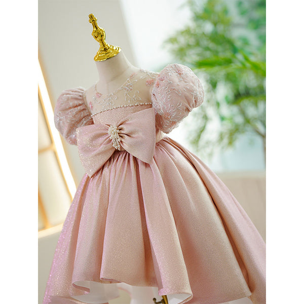 Luxurious Baby Girl Christening Dress Toddler Birthday Beauty Pageant Princess Dress