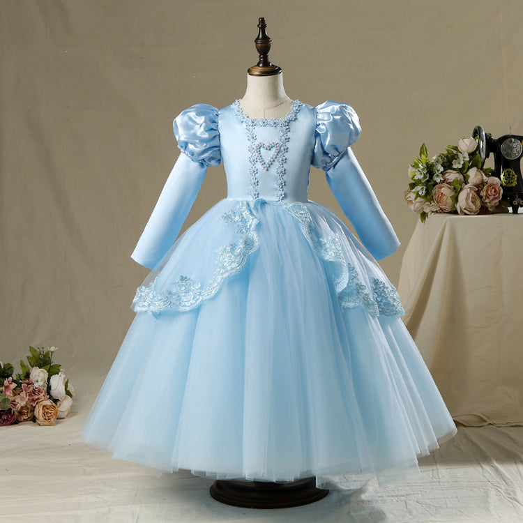 Halloween Girls Pageant Birthday Puffy Princess Dress
