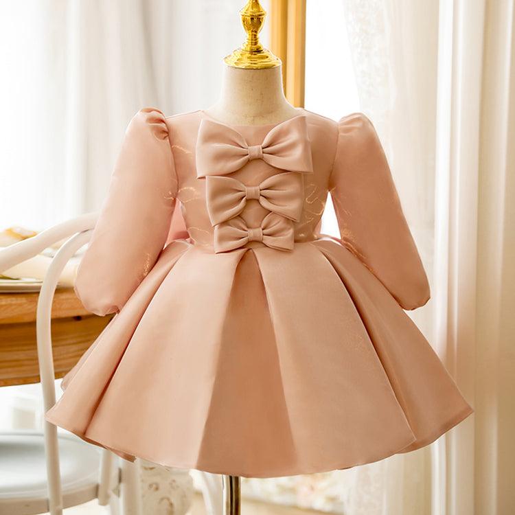 Baby Girl Dress Toddler Communion Cute Bow Princess Pageant Dresses