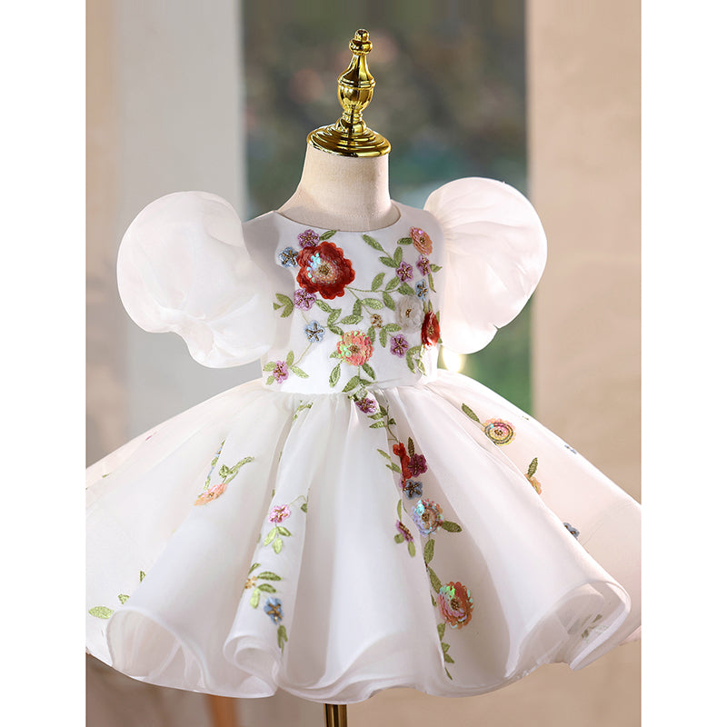 Flower Girl Wedding Dress Girl's Birthday Princess Dress Girl's Communion Dress
