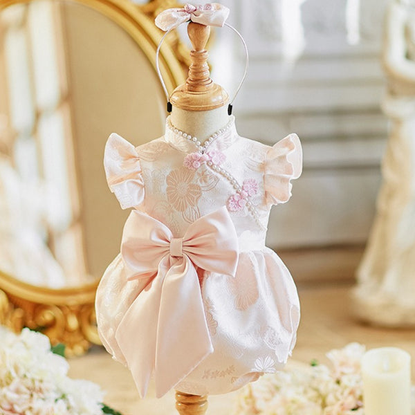 Baby Girl Pink Dress Toddler Communion Dress Baby Birthday Dress