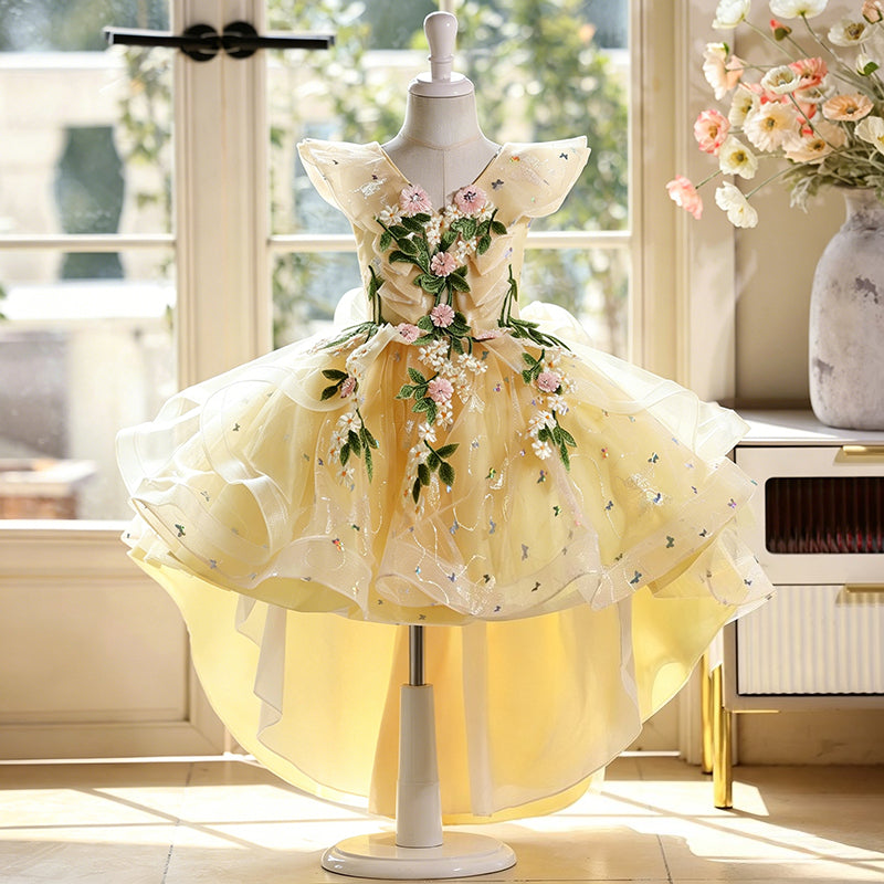Girl Party Dresses Toddler Ball Gowns Girl Birthday Dresses