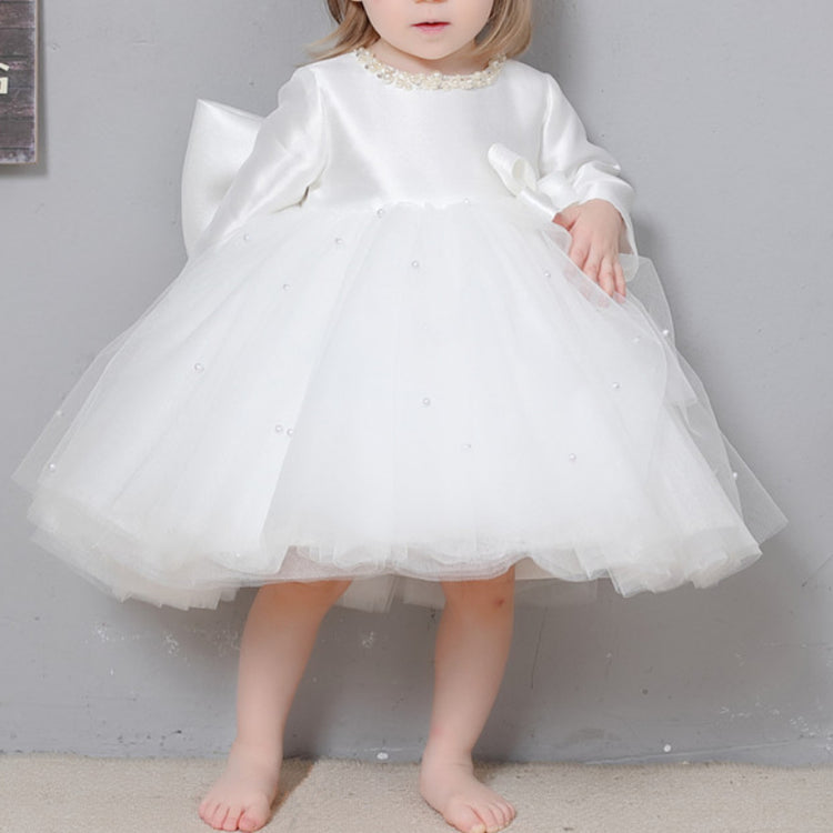 Infant One-year-old Dress Princess Dress Children's Long-sleeved Catwalk Gauze Dress