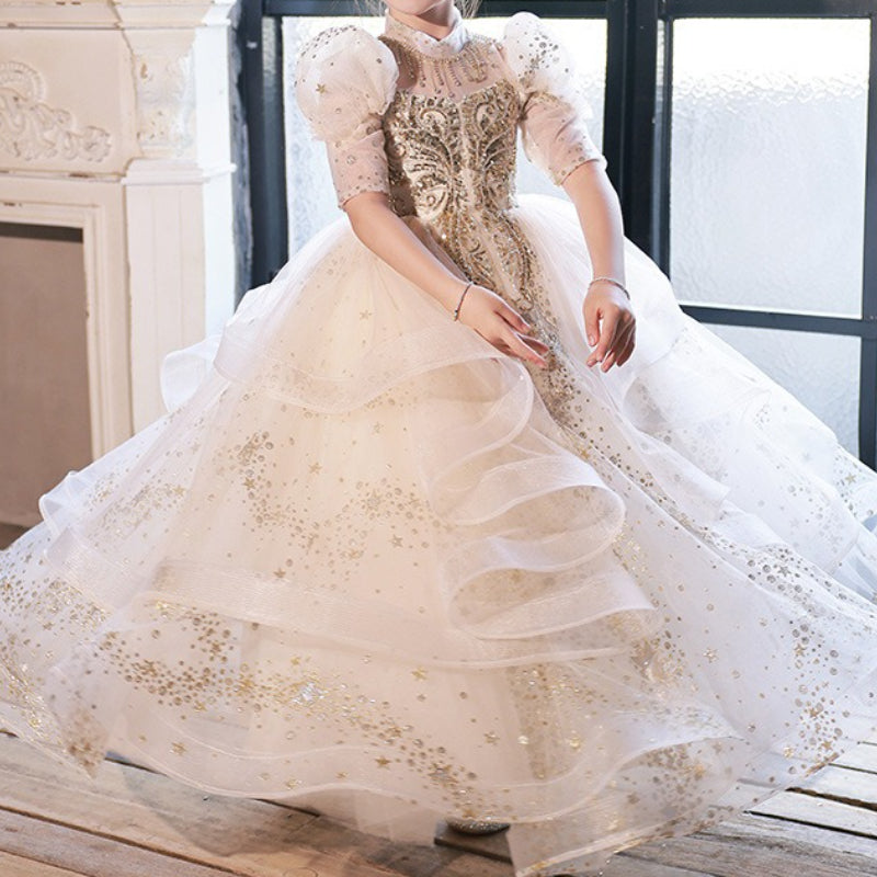 Children's Birthday Dresses Flower Girl Wedding Dresses Girls' Ball Princess Dresses